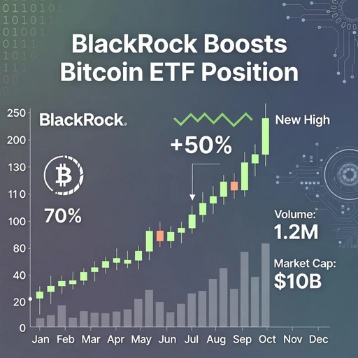 BlackRock Increases Its Stake in Bitcoin ETFs by 14%