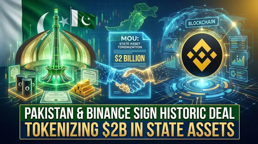 Pakistan Signs Historic MOU with Binance to Tokenize $2 Billion in State Assets